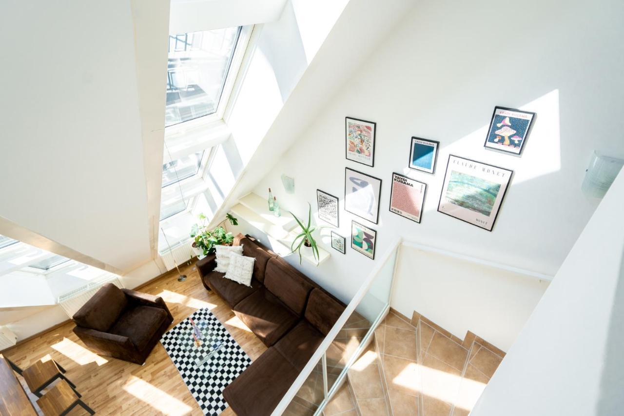 Unique Maisonette Apartment Gasometer 12Th Floor Vienna Exterior photo